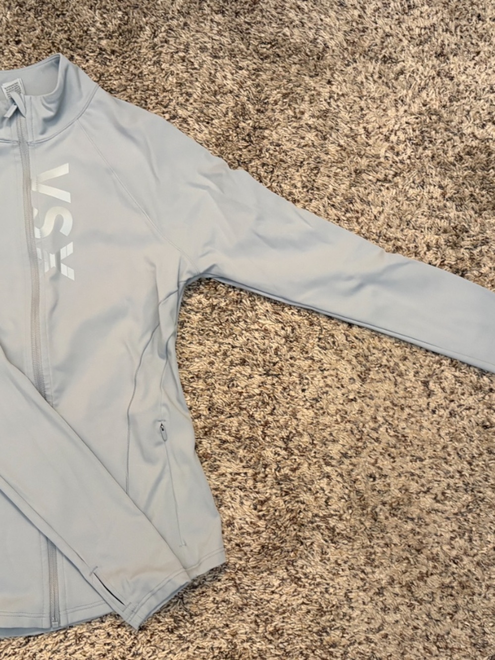VSX Sport Elevate Full-Zip Jacket Gray XS | NWOT - Sterling Silver - Picture 4 of 8
